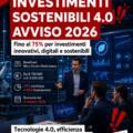 Investimenti Sostenibili 4.0 2026